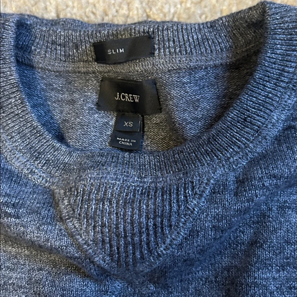 J Crew cotton sweater-sweatshirt (x-small slim) - Picture 2 of 4